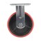 Vestil Polyurethane Rigid Caster 6 In. Diameter x 2 In. Width 1232 Lb. Capacity Red/Black CST-VE-6X2PU-R - alternate 7